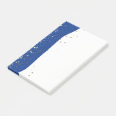 Post-it® Petite Golden Stars Wave Post-it-Notes-Blue (Incliné)