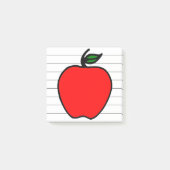 Post-it® Petite institutrice Apple Post It Notes Cadeau (Devant)