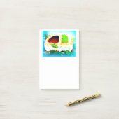 Post-it® Petite maison caravane tzigane (Sur un bureau)
