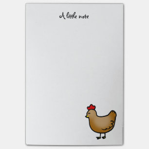 Post-it® petite poule mignonne de poulet de ferme