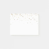 Post-it® Petites Courrier--Notes d'or d'étoiles (Devant)