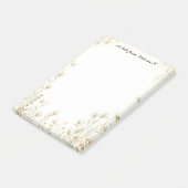 Post-it® Petites Fleurs Blanches Sauvages (Incliné)