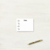 Post-it® Petites mouches (Sur un bureau)