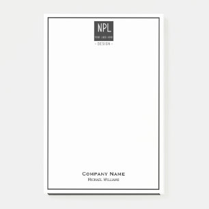 Post-it® Petites, noires et blanches
