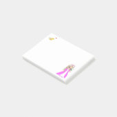 Post-it® Petites notes adhésives princesse et oiseau mignon (Incliné)