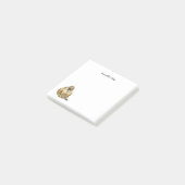 Post-it® Petites notes de chien des Prairies à queue noire (Incliné)