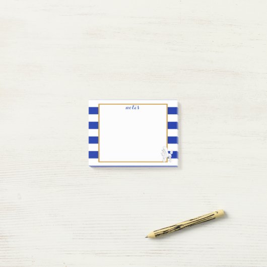 Post-it® Petites notes de post-it chics de caniche (Sur un bureau)