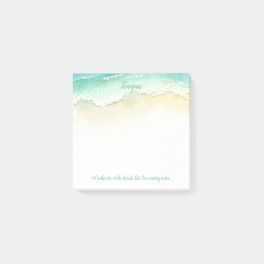 Post-it® Petites notes d'eau d'émeraude (Devant)