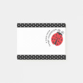 Post-it® Petites notes mignonnes de point de polka de (Devant)
