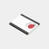 Post-it® Petites notes mignonnes de point de polka de (Incliné)