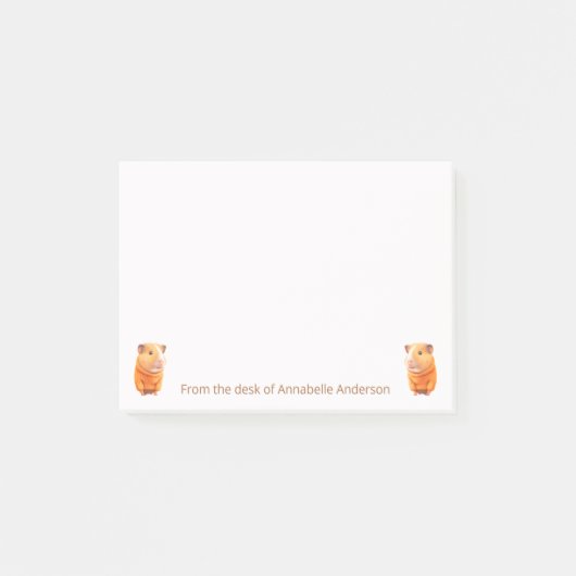 Post-it® Petits animaux de compagnie Cochons d'Inde Personn (Devant)