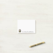 Post-it® Petits animaux de compagnie Hamster Personnaliser  (Sur un bureau)