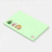 Post-it® Petits Animaux mignons, Dinosaure Kawaii, Lapin, T (Incliné)