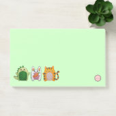 Post-it® Petits Animaux mignons, Dinosaure Kawaii, Lapin, T (Bureau)