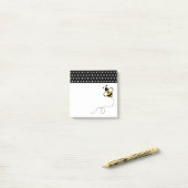 Post-it® Petits bloc-notes autocollants en forme d'abeille (Sur un bureau)
