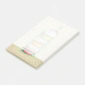 Post-it® Petits gâteaux d'aquarelle. Illustration de (Incliné)