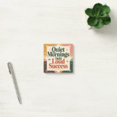 Post-it® Petits Matins Calmes Construisent un Grand Succès (Bureau)