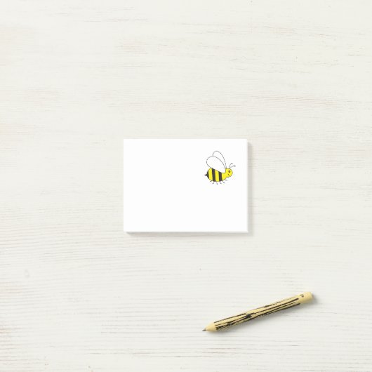 Post-it® Petits occupés gaffent l'abeille (Sur un bureau)