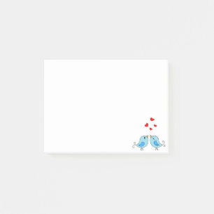 Post-it® Petits oiseaux bleus mignons Choses à faire Post-i
