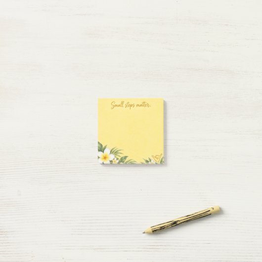 Post-it® Petits pas comptent Post It notes (Sur un bureau)