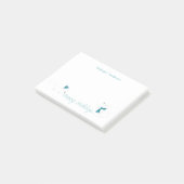 Post-it® Petits Renards D'Hiver Joyeux Vacances Personnalis (Incliné)