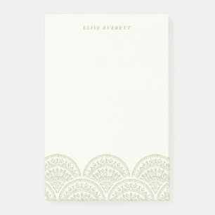 Post-it® Pétoncles de Bohême Custom Post-It - Moss