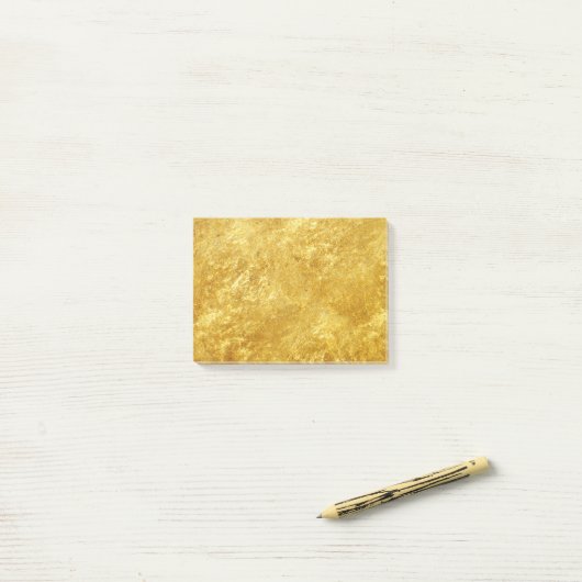 Post-it® Pétrole d'or (Sur un bureau)