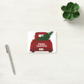 Post-it® Peu de camion rouge d'arbre de Noël de Père Noël (Bureau)