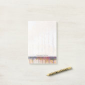 Post-it® Peupliers de Claude Monet | sur les banques de (Sur un bureau)