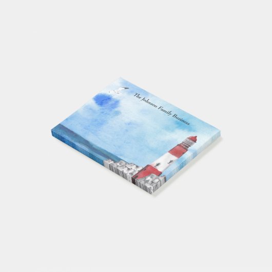 Post-it® Phare aquarelle Art (Incliné)