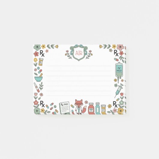 Post-it® Pharmacie du Temps des Fleurs (Devant)