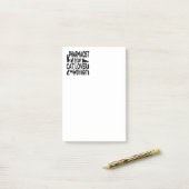 Post-it® Pharmacien Amoureux des chats (Sur un bureau)