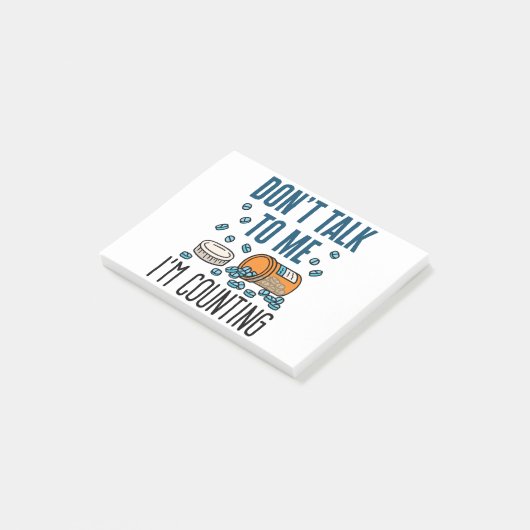 Post-it® Pharmaciens Tech ne parle pas Je compte (Incliné)