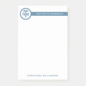 Post-it® PharmD Docteur en pharmacie Pharmacy Graduation Ph (Devant)