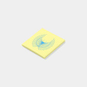 Post-it® phénix bleu (Incliné)
