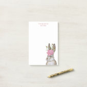 Post-it® Phoebe the Hare post-it note : (Sur un bureau)