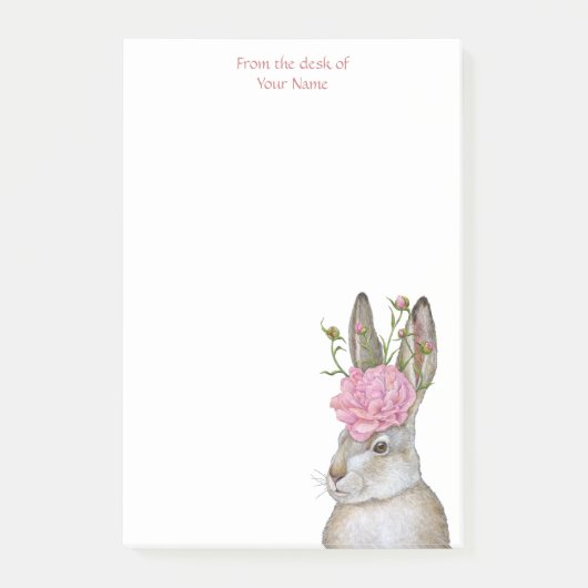 Post-it® Phoebe the Hare post-it note : (Devant)