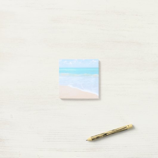 Post-it® Photo Amazing Beach Tropical Scene (Sur un bureau)