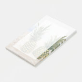 Post-it® Photo de 2 ananas sur une plage (Incliné)