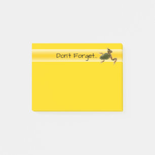 Post-it® Photo de fermeture de la grenouille verte à Escal