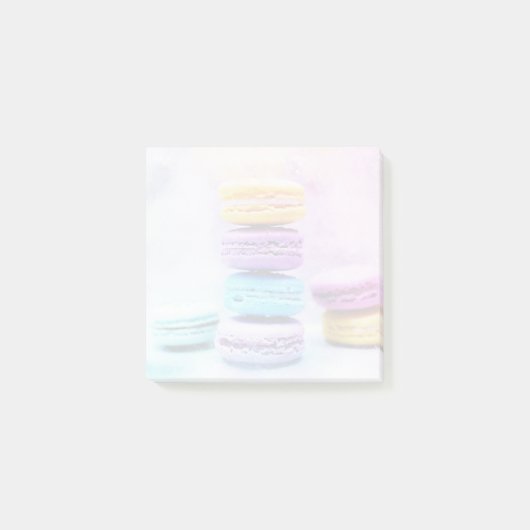 Post-it® Photo de macarons colorés et délicieux (Devant)