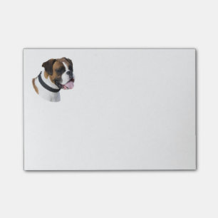 Post-it® Photo de portrait de chien de boxeur
