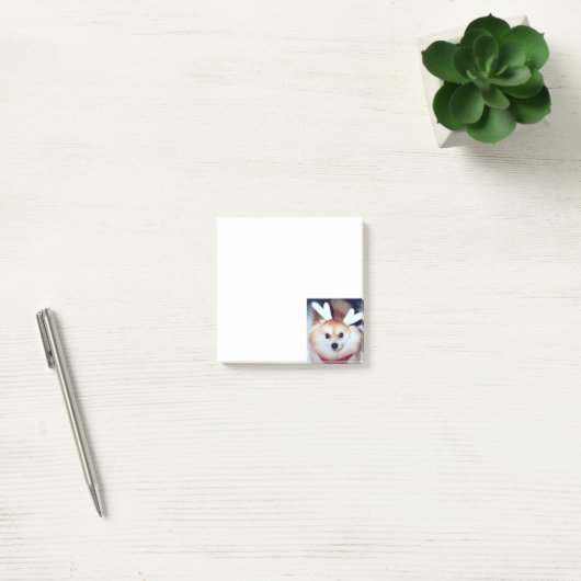 Post-it® Photo faite sur commande mignonne de chiot (Bureau)