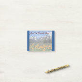 Post-it® Photo Grand Teton Springtime Souvenir (Sur un bureau)