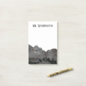 Post-it® Photo personnalisée du Mont Rushmore (Sur un bureau)