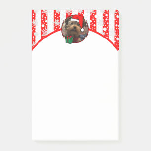 Post-it® Photo personnalisée Noël Père Noël Pet HO HO HO HO