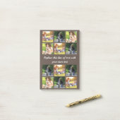 Post-it® photocollage et texte (Sur un bureau)