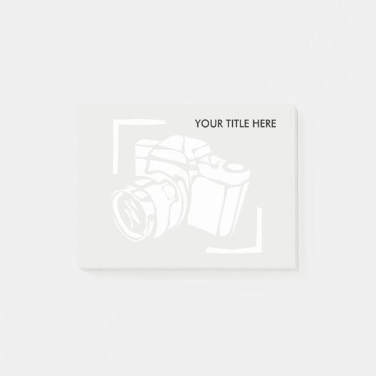 Post-it® Photographe photo filigrane (Devant)