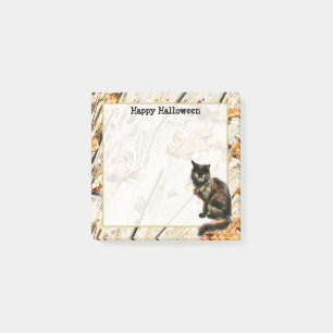 Post-it® Photographie de chat noir de Halloween