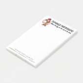 Post-it® Photographie de chien sur mesure (Incliné)